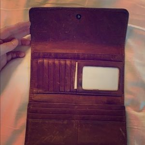 Frye Melissa Wallet Cognac